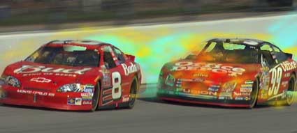 Simulari fizice in direct la NASCAR
