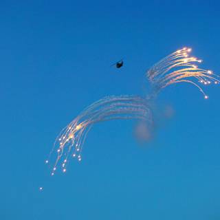 BIAS 2015 miting aviatic - elicopter PUMA lansand flares